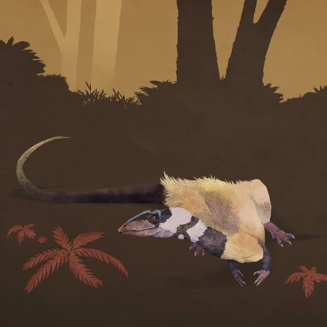 Sarcosaurus woodi waking up on the right side of the nest in England during the Early Jurassic #dinosaurs #dinosaur #dinosaurart #theropod #saurischia #jurassicworld #jurassic #paleontology #palaeontology #paleoart #palaeoart #paleoillustration #illustration #paleoartist #artistsoninstagram #art #england #dinosaursofinstagram #digitalart #animals #earthhistory #animalart #neotheropoda #dinovember #fossilfriday